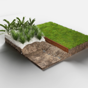 Garden Edging – Original Rigid 75mm Galvanised