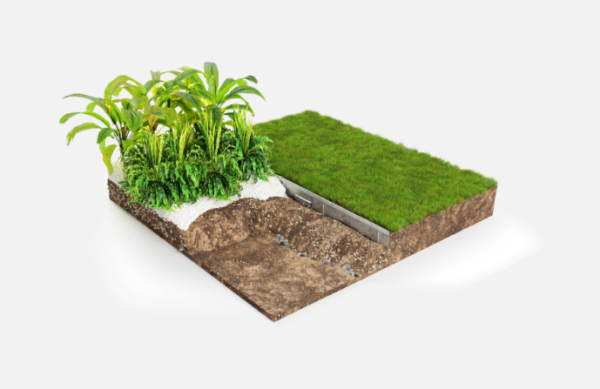 Garden Edging – Original Rigid 100mm Galvanised