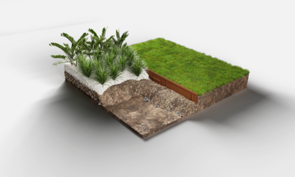 Garden Edging – Original Rigid 150mm Galvanised