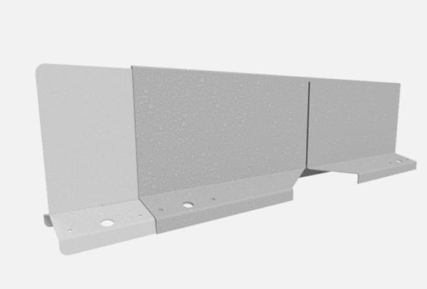 Corner – 150mm Zero-Flex (Galvanised Steel)